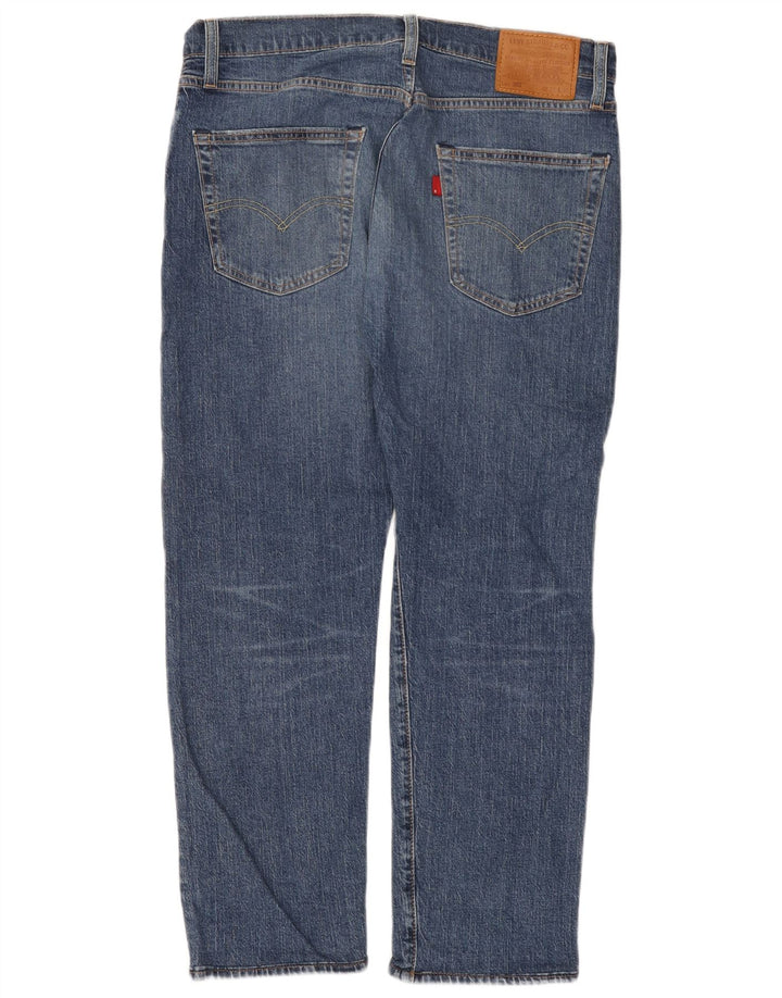 Levi's Herre 502 tilspidsede jeans W33 L27 Blå