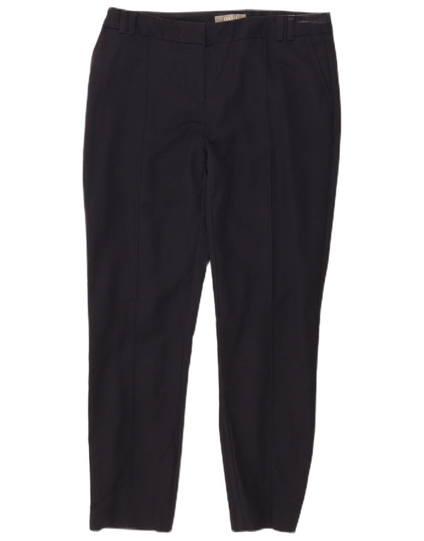 Oasis Dame Slim Chino Bukser UK 12 Medium W32 L27 Marineblå Bomuld