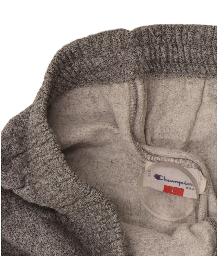 Champion Træningsdragtsbukser til mænd Large Grå Flecked Bomuld