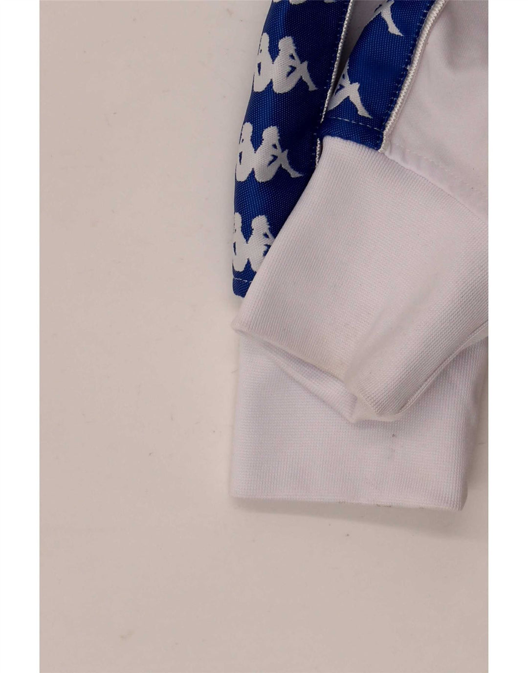 Kappa Herre grafisk træningsdragt Topjakke Medium White Colourblock Polyester