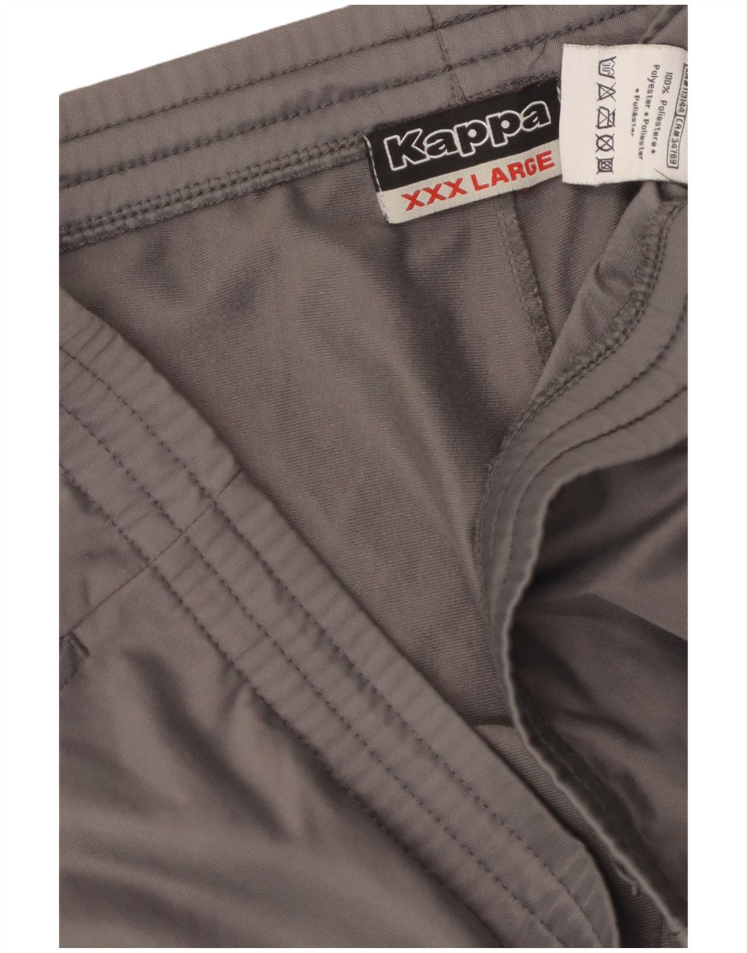 Kappa Træningsdragtsbukser til mænd 3XL Grå Polyester