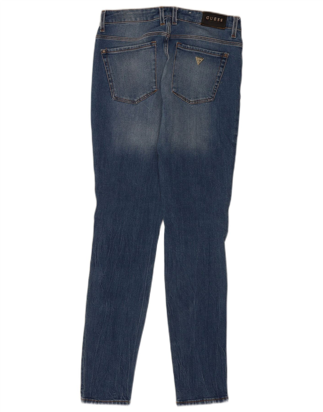 Guess Kvinders Distressed Skinny Jeans W26 L29 Blå