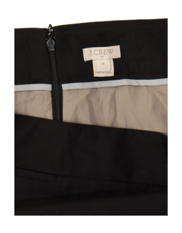J. CREW Womens Pencil Skirt US 14 XL W37 Black Wool Vintage J. Crew and Second-Hand J. Crew from Messina Hembry 