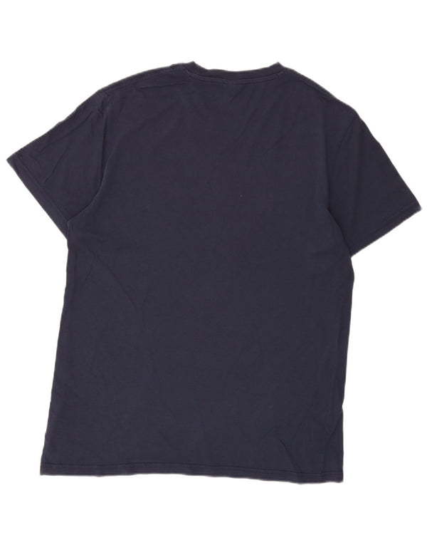 G-Star Mens Graphic T-Shirt Top Medium Navy Blue Cotton