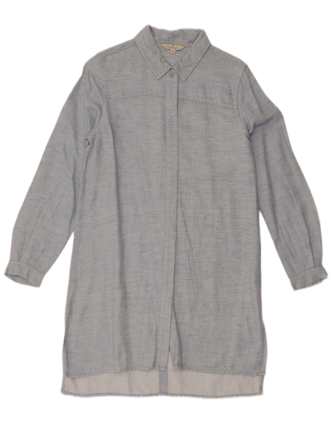 French Connection Dame skjortekjole UK 8 Small Blue Lyocell