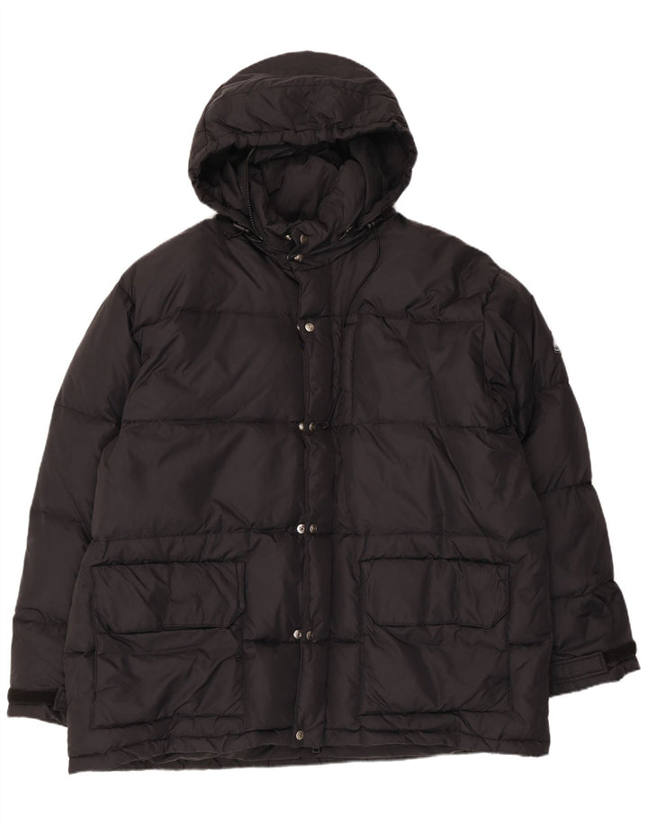 Invicta Herre hættepolstret jakke UK 42 XL Sort Polyamid