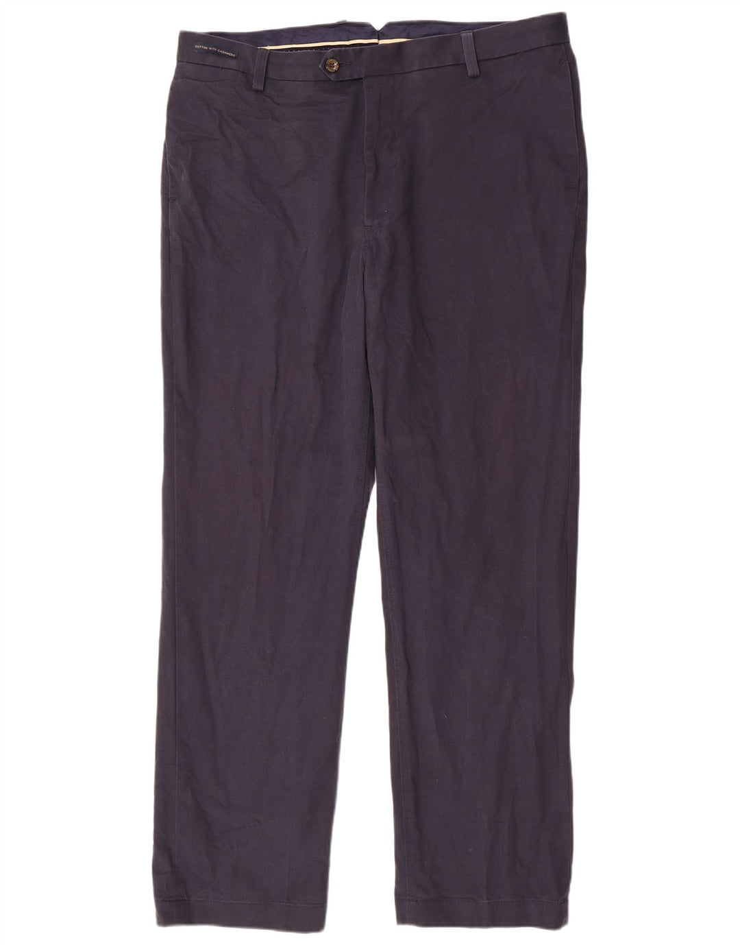 Marks & Spencer Herre Blue Harbor Straight Suit Bukser W40 L33 Navy