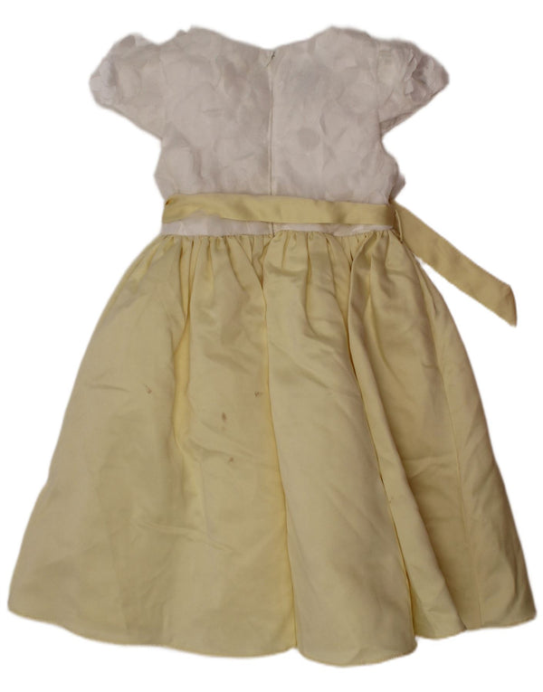 Monsoon Girls A-Line Kjole 2-3 år Gul Colourblock Polyester