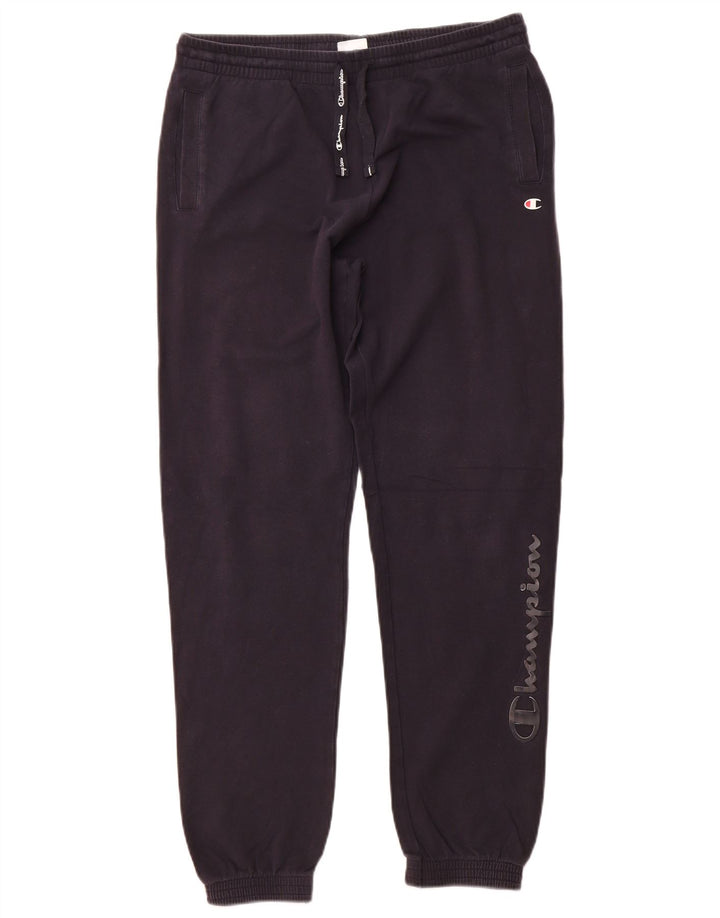 Champion Herre grafisk træningsdragt Bukser Joggers 2XL Navy Blue