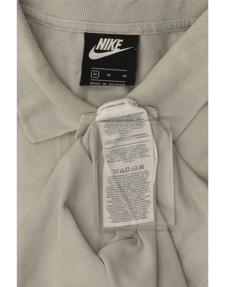 Nike herre poloshirt mellemgrå bomuld