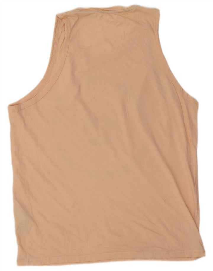 Jack & Jones Herre Grafisk Vest Top XL Beige Bomuld