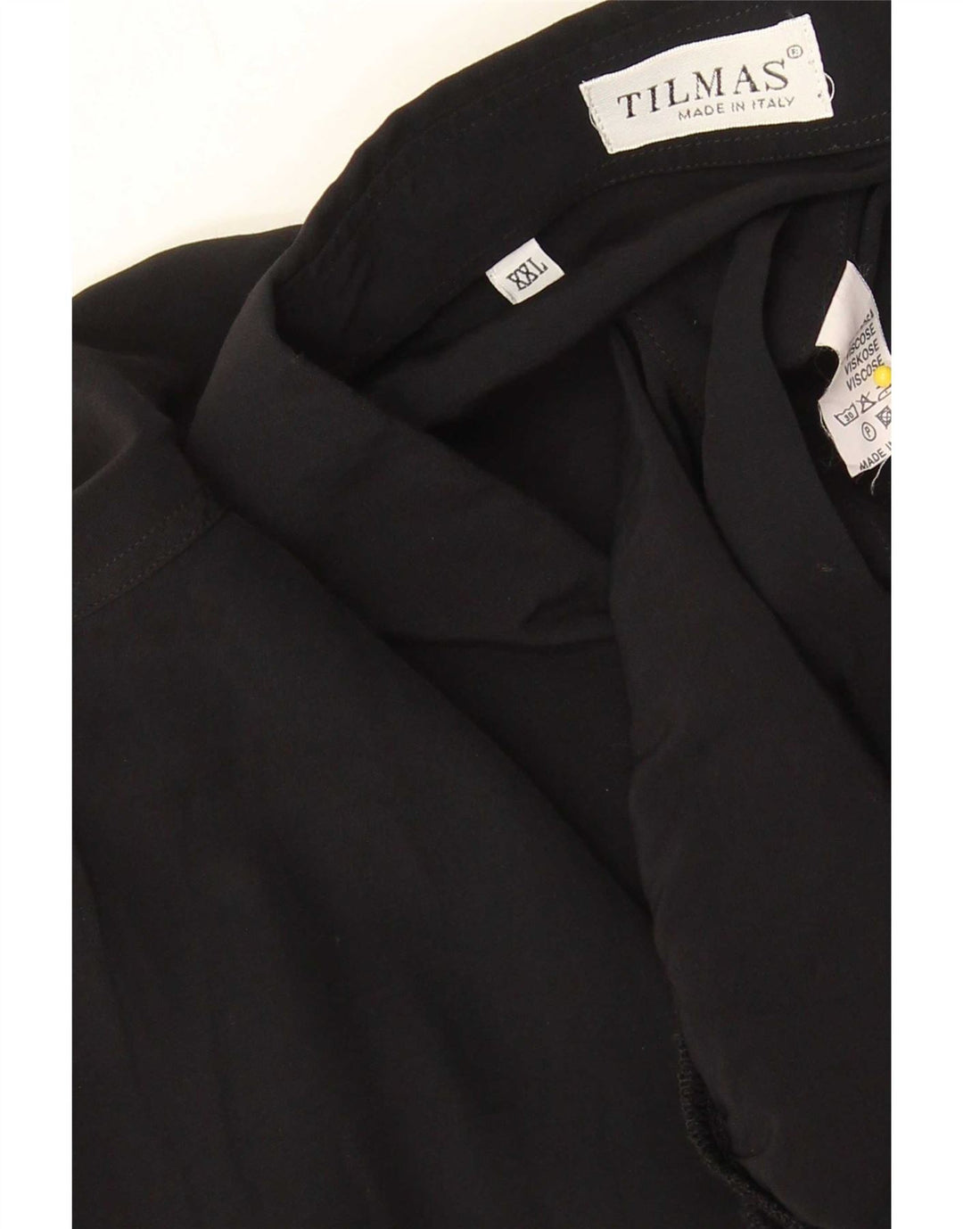 Tilmas Kortærmet Herreskjorte 2XL Sort Viscose