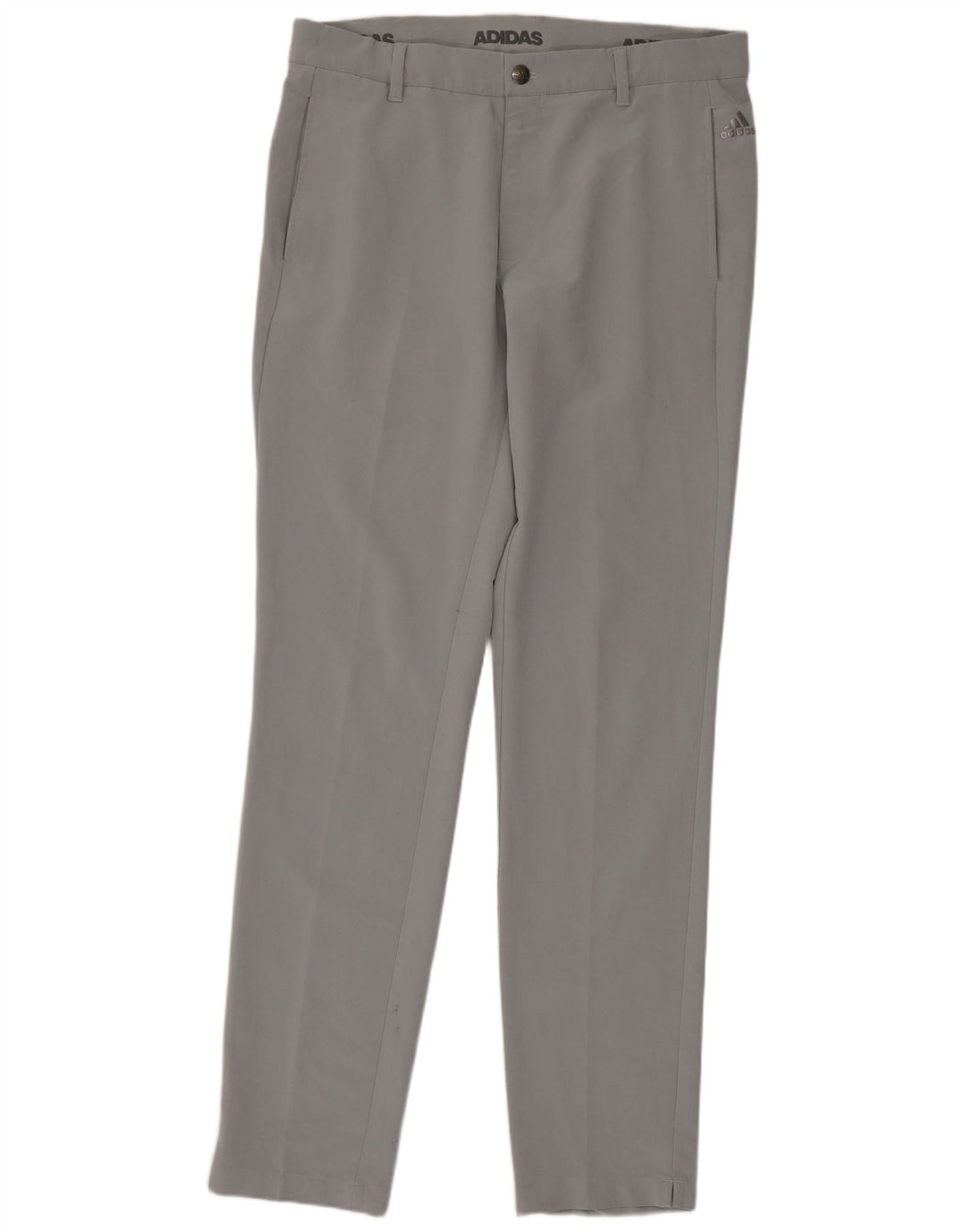 Adidas Slim Chino-bukser til kvinder W32 L34 Grå polyester