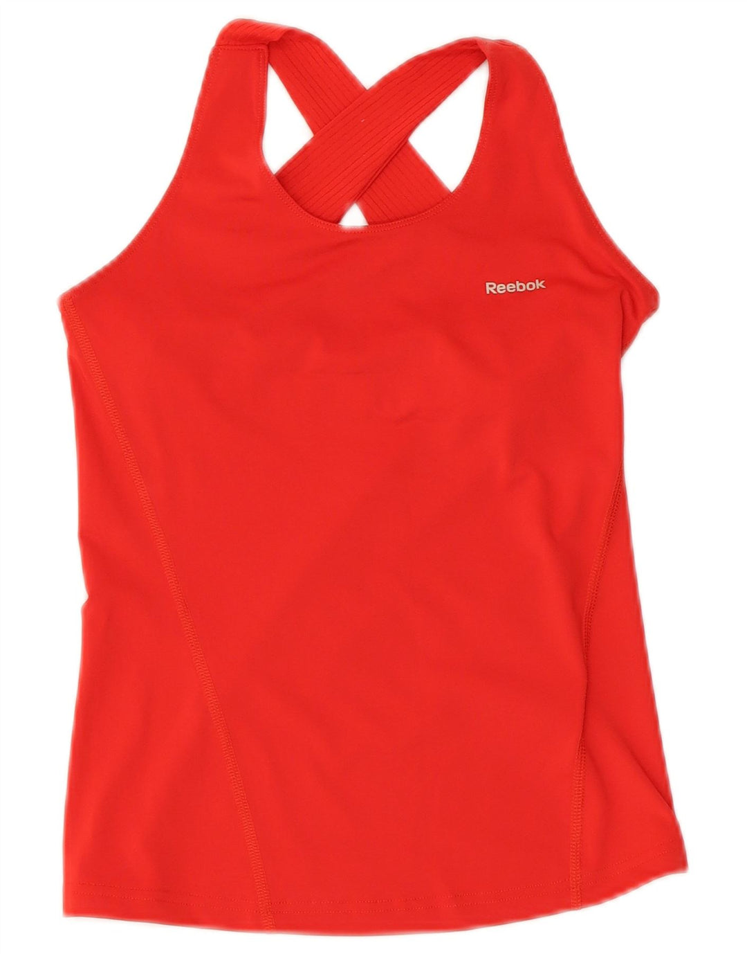 Reebok Damevest Top UK 4 XS Rød Polyester