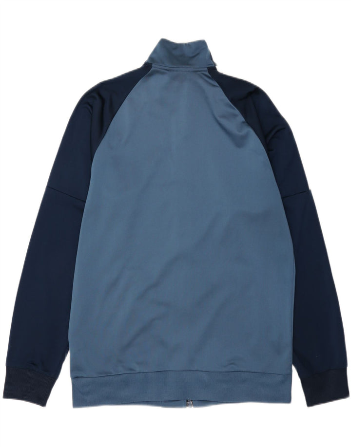 Adidas Træningsdragt til mænd Topjakke UK 42/44 Medium Blue Colourblock Polyester