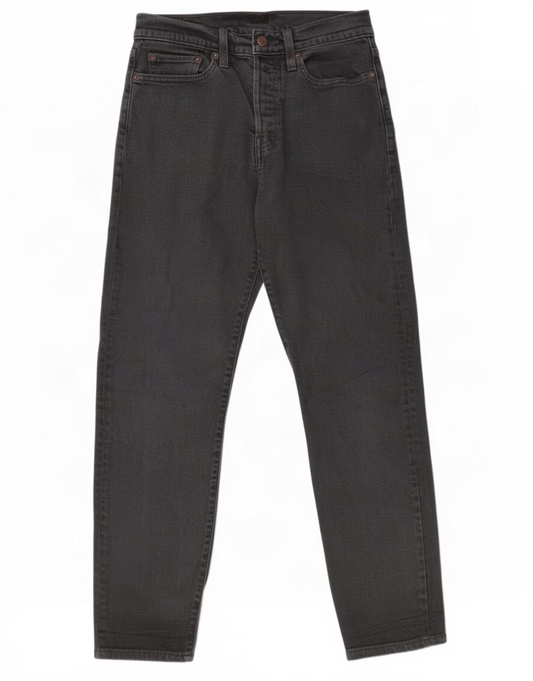 Levi's lige jeans til kvinder W28 L27 sort bomuld