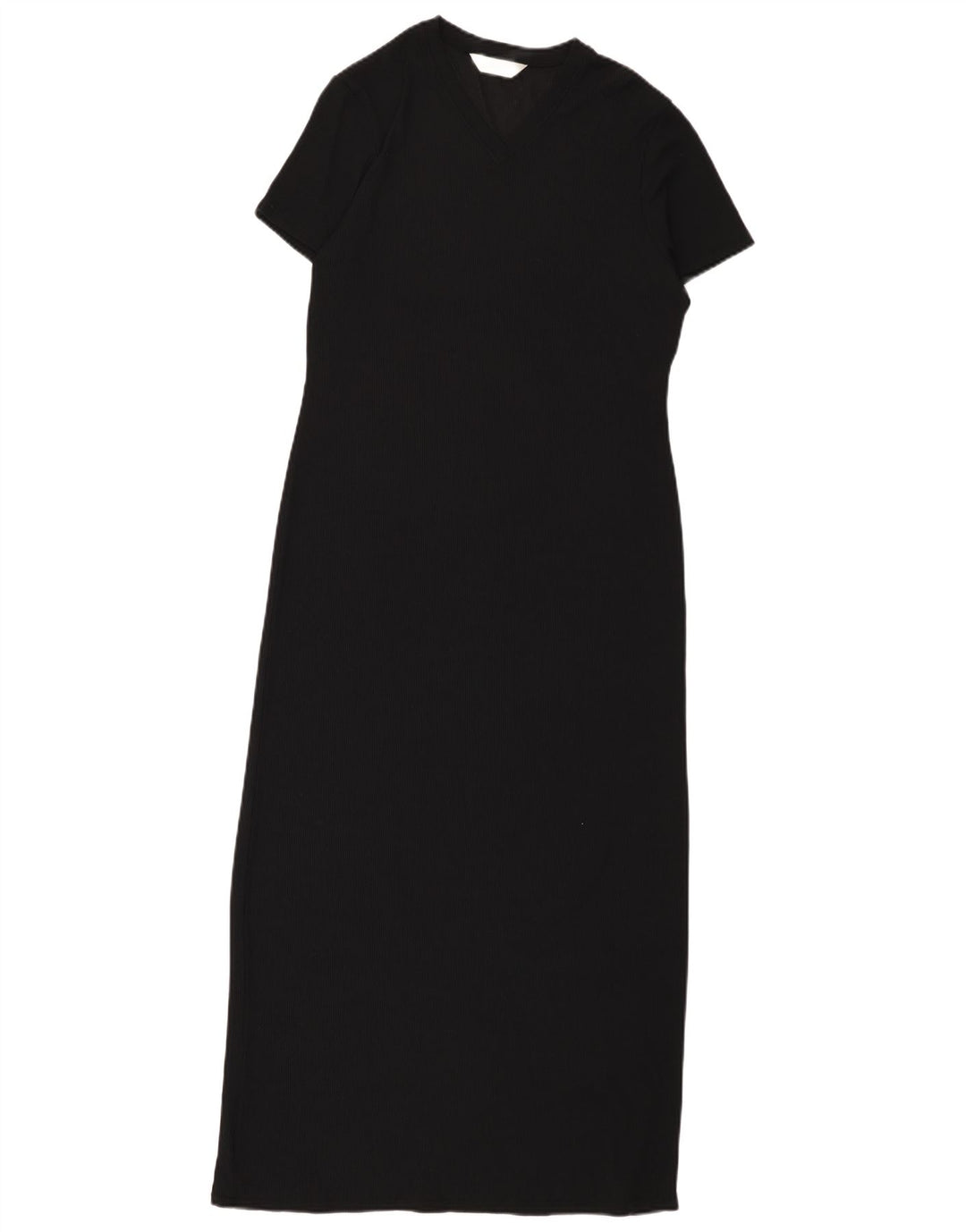 Marks & Spencer Dame Maxi Dress UK 10 Small Black Nylon