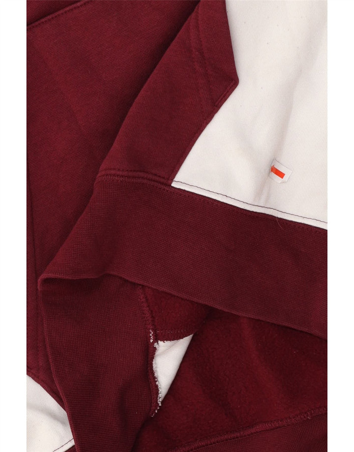 NIKE Grafisk hættetrøje til mænd, lille rødbrun Colourblock Bomuld