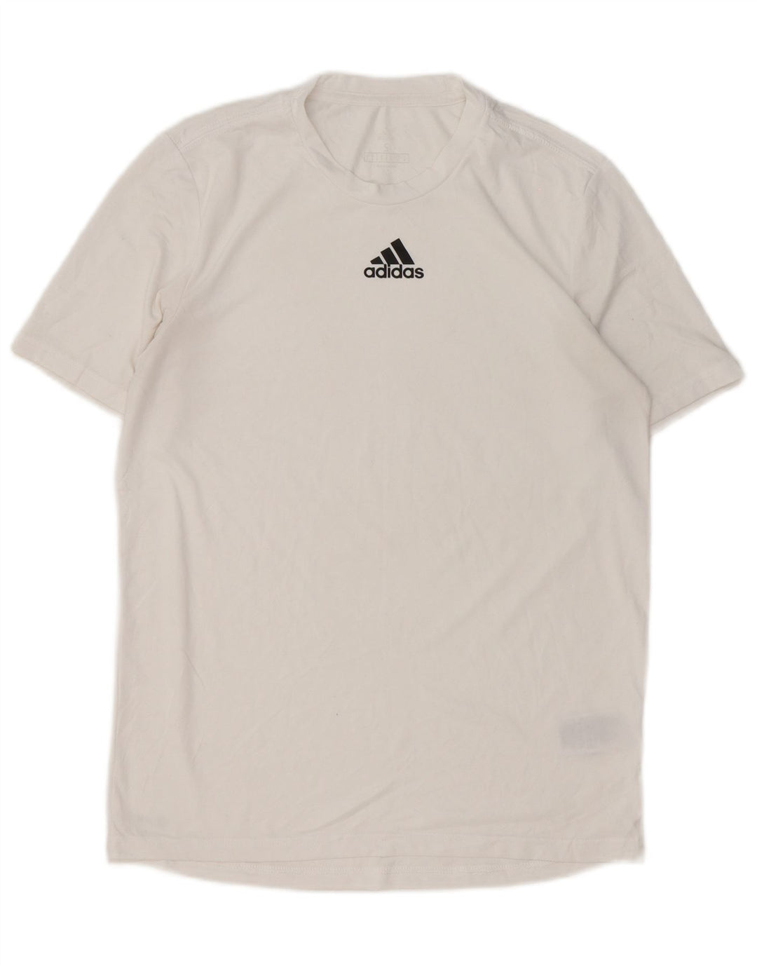 Adidas Herre Aeroready T-Shirt Top Lille Hvid Polyester