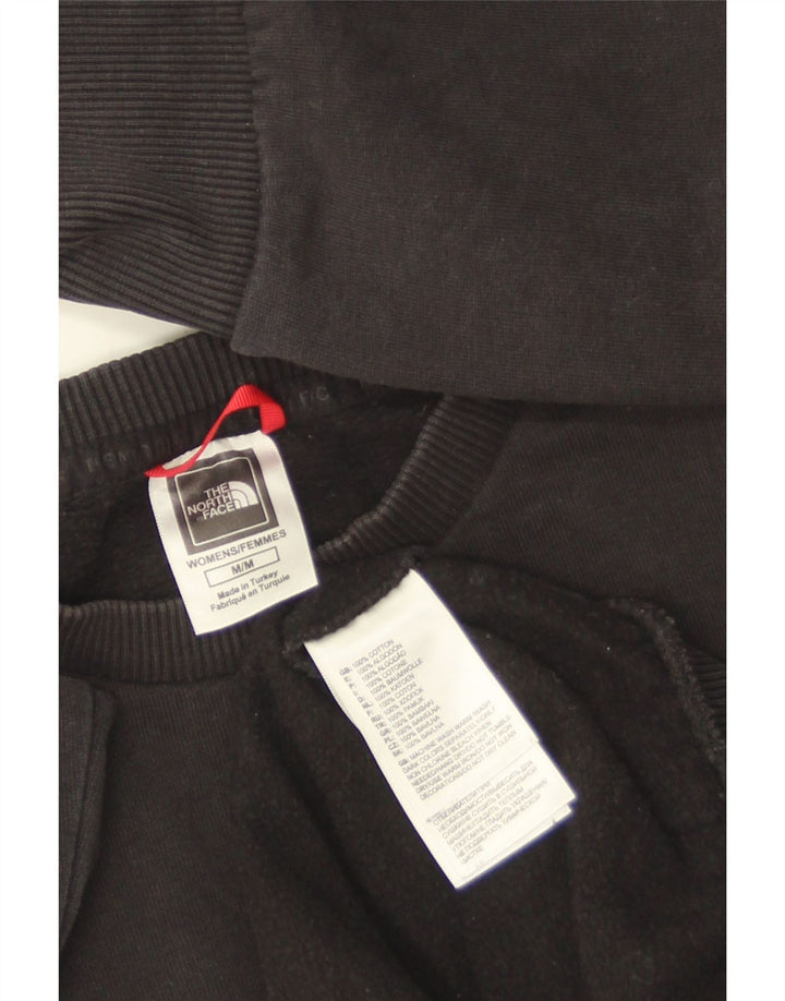 The North Face Dame Sweatshirt Jumper UK 14 Medium Sort Colourblock