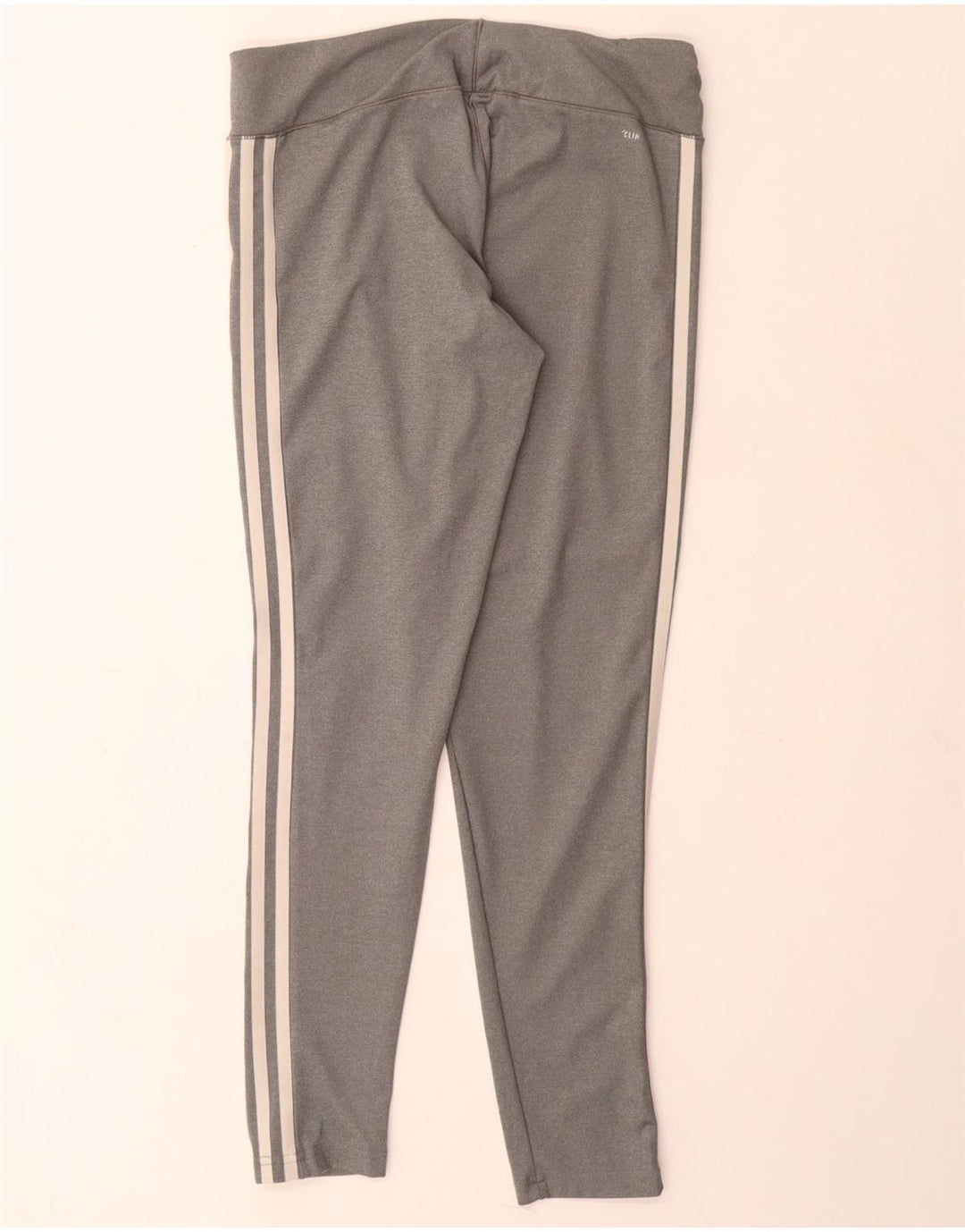 Adidas Womens Climalite Leggings UK 12/14 Medium Grey Polyester