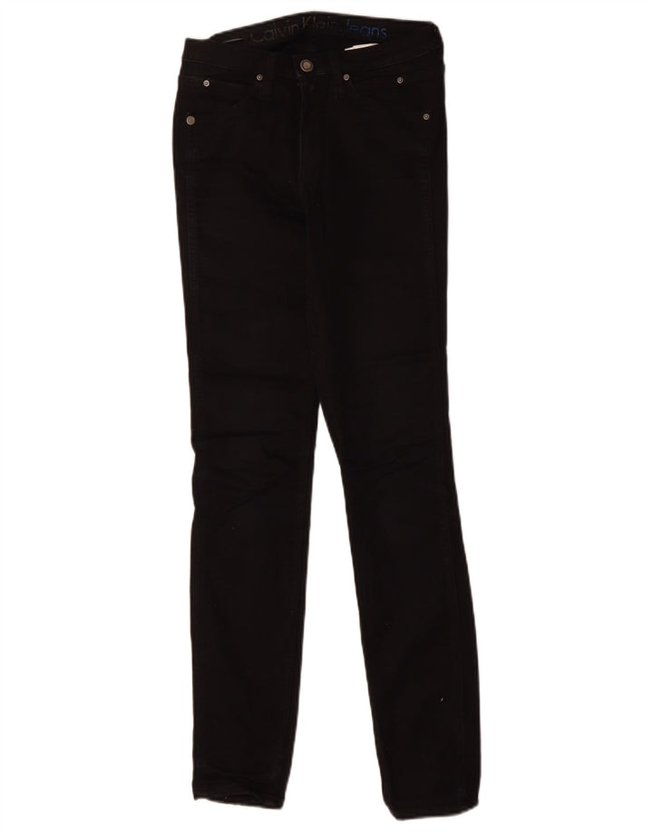 CALVIN KLEIN Dame Skinny Jeans W26 L30 Sort