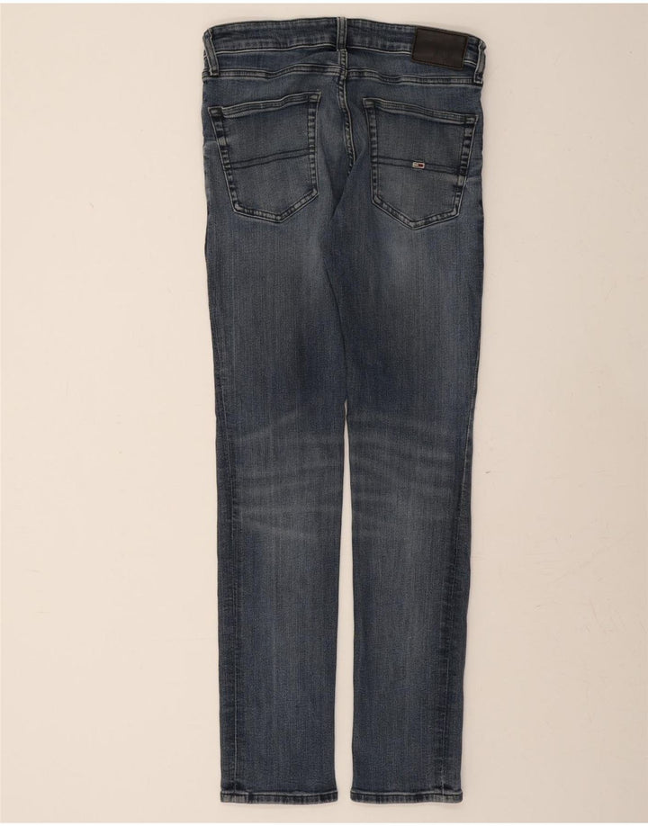 TOMMY HILFIGER Mens Slim Jeans W32 L32 Blue Cotton Vintage Tommy Hilfiger and Second-Hand Tommy Hilfiger from Messina Hembry 