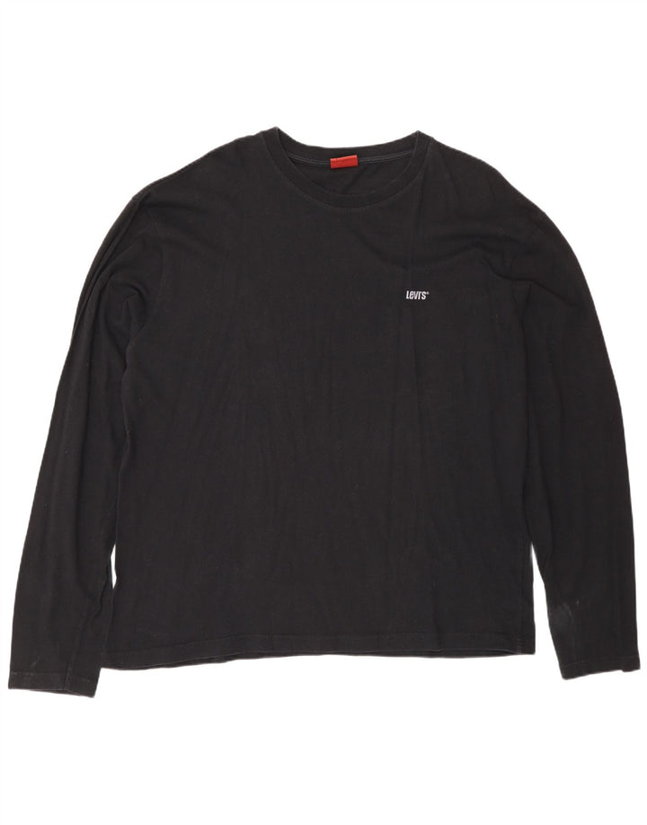 Levi's Herre Top Langærmet XL Sort Bomuld