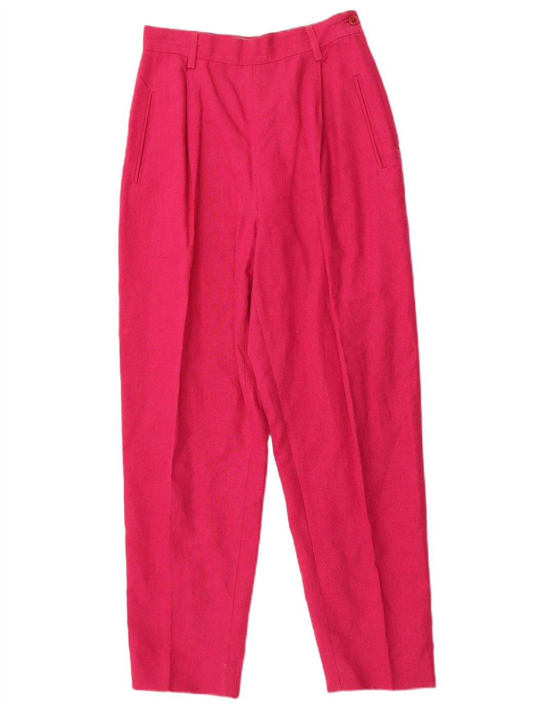 POP 84 Dame 3-knaps 2-delt jakkesæt Small W24 L26 Pink Linen