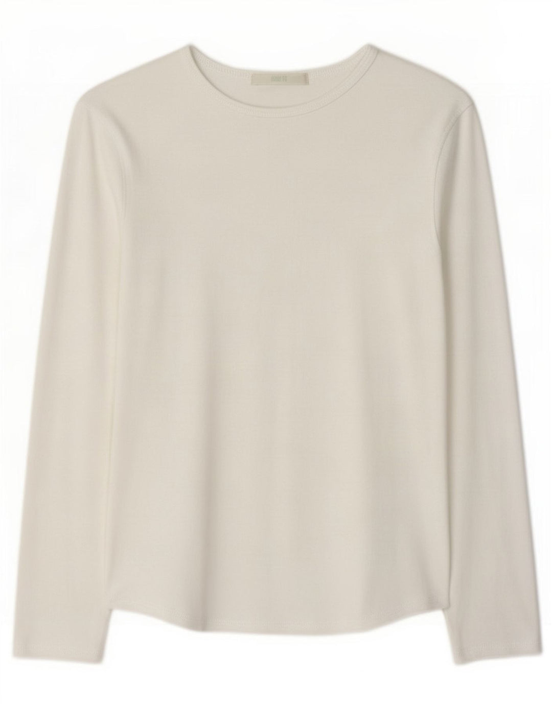 Marks & Spencer Dametop Langærmet UK 10 Small White Bomuld