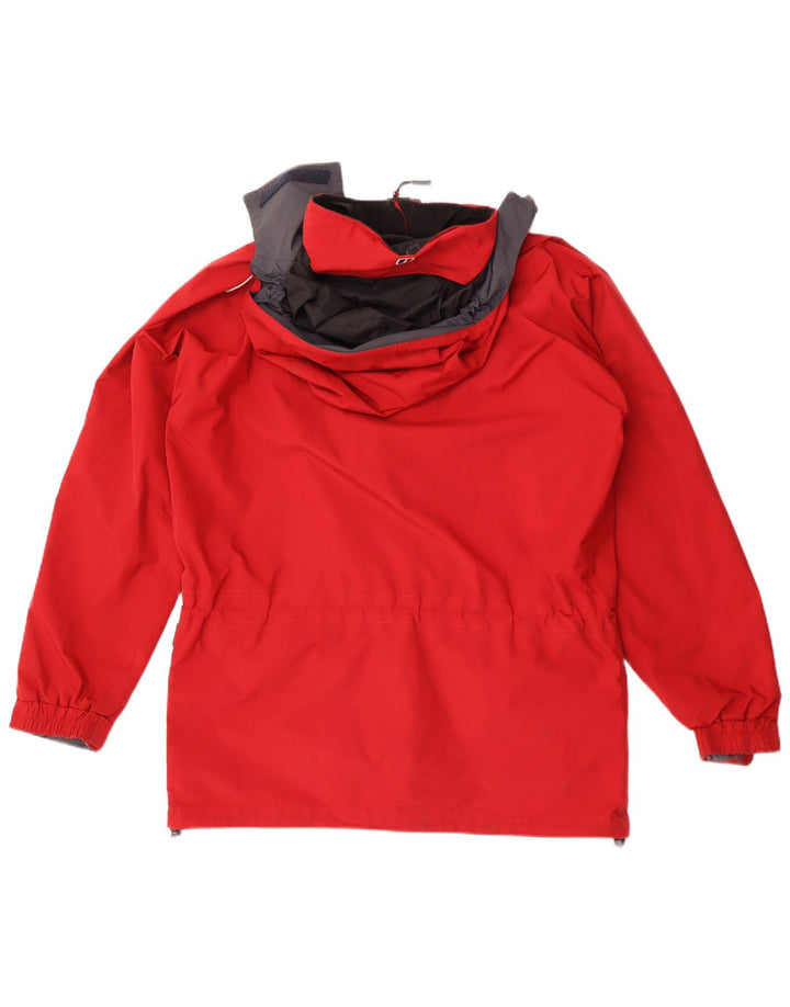 Berghaus Regnjakke med hætte til mænd UK 38 Medium Rød Polyester