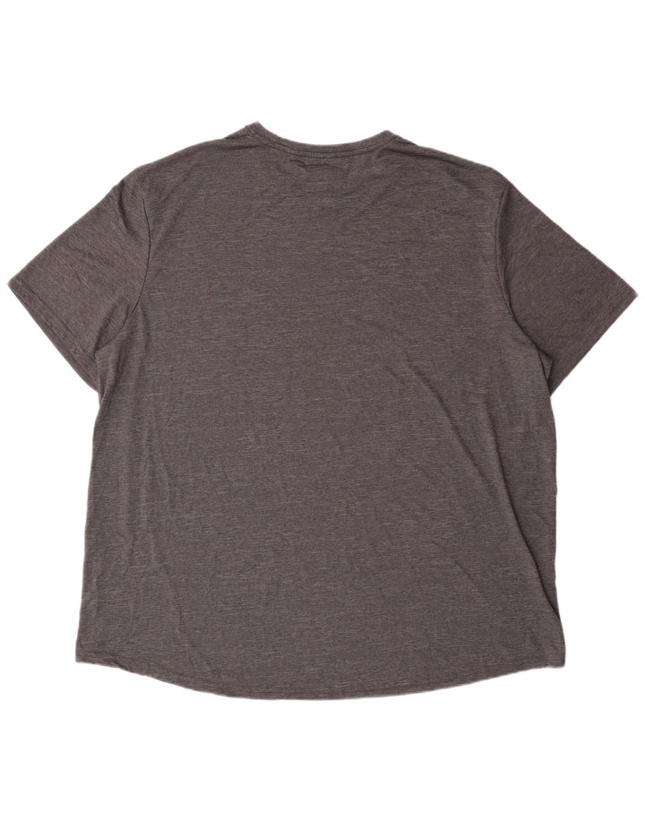 Russell Athletic Herre T-Shirt Top 2XL Grå Polyester Sports