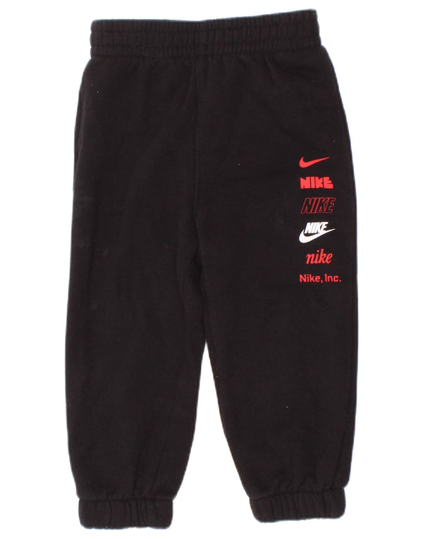 Nike Baby Boys Graphic Joggers Tracksuit Trousers 12-18 Months Black