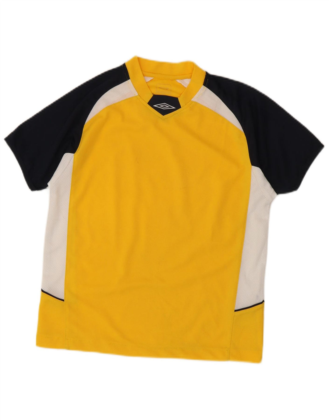 Umbro Herre Grafisk T-Shirt Top Lille Gul Colourblock Polyester