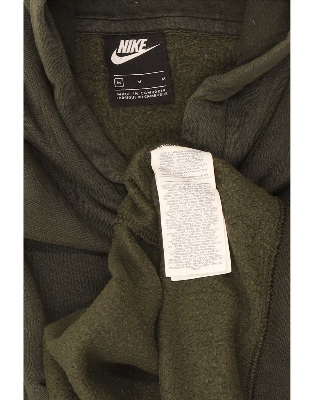Nike Herre hættetrøje Jumper Medium Khaki Bomuld