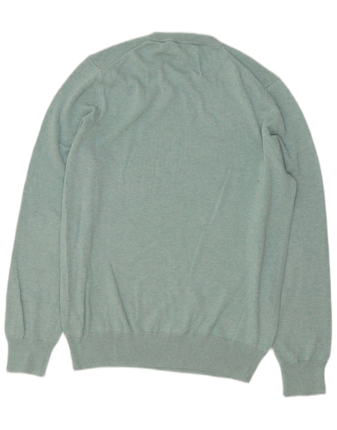 Marks & Spencer Herre sweater med rund hals, mellemblå bomuld