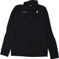K-WAY Mens Long Sleeve Polo Shirt Large Navy Blue Cotton Vintage K-Way and Second-Hand K-Way from Messina Hembry 