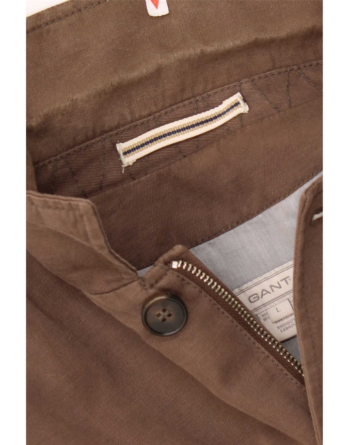 Gant Herre Utility Jacket UK 40 Stor brun bomuld