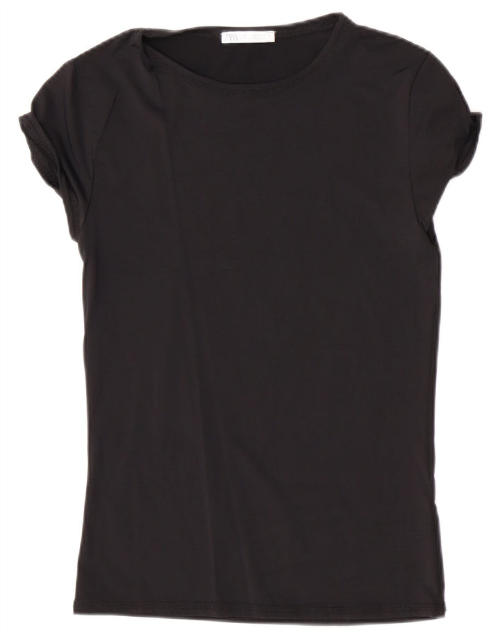 Zara T-Shirt Top UK 12 Medium Sort