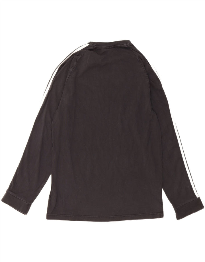 Adidas Herre Top Langærmet Stor Sort Bomuld