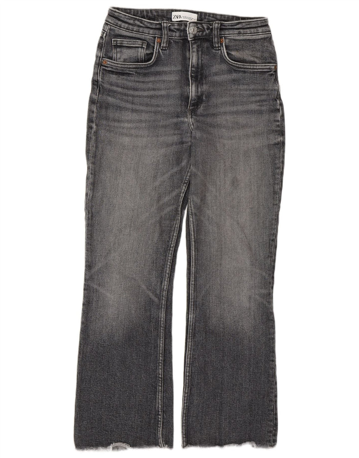 Zara Dame Bootcut Jeans EU 34 2XS W24 L26 Grå