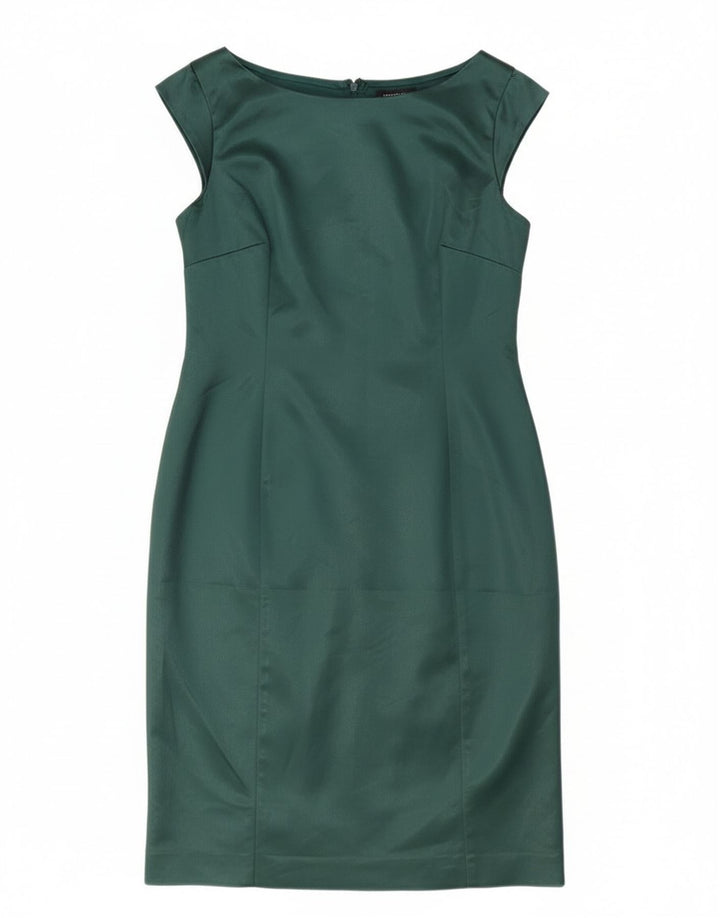 Coast Womens Sheath Dress UK 16 Large Green Acetate