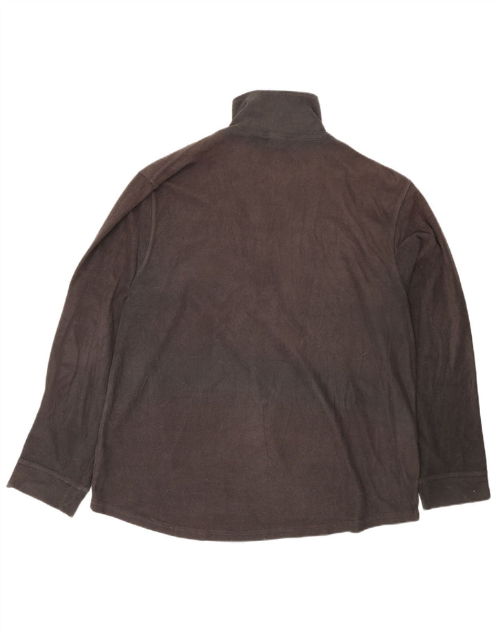 Reebok Fleece Jumper med lynlås til mænd, stor grå