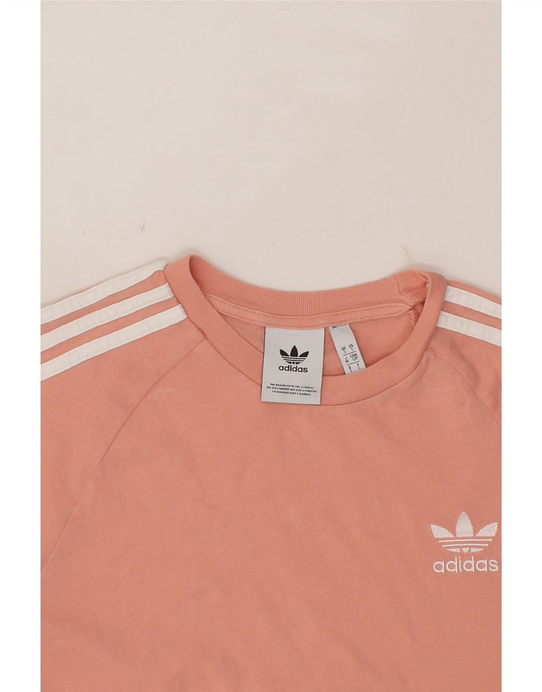 ADIDAS Mens T-Shirt Top Small Pink Cotton Vintage Adidas and Second-Hand Adidas from Messina Hembry 