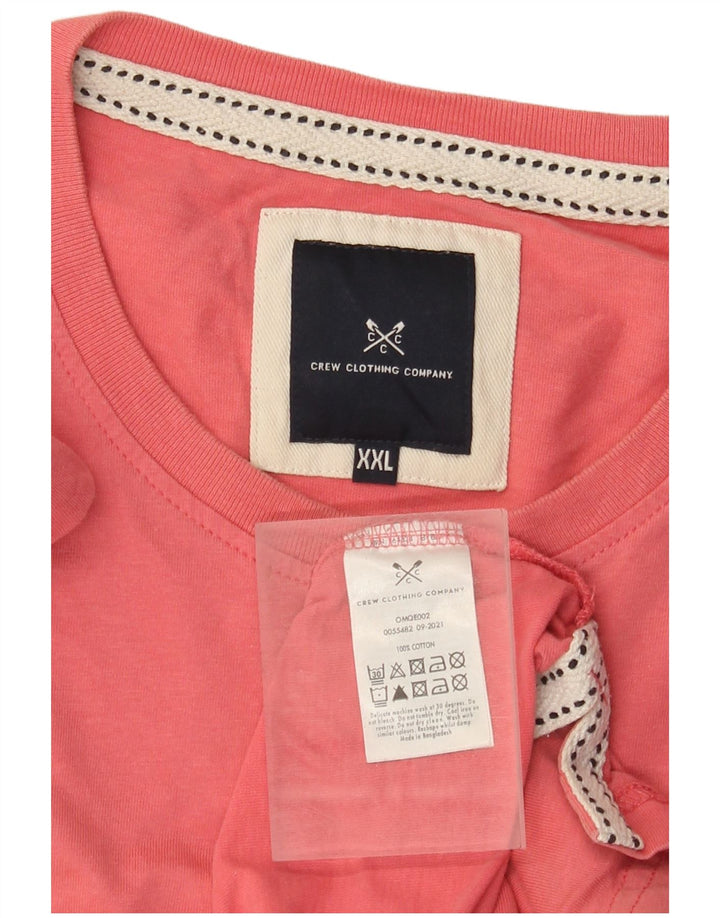 J. Crew Herre T-Shirt Top 2XL Pink Bomuld