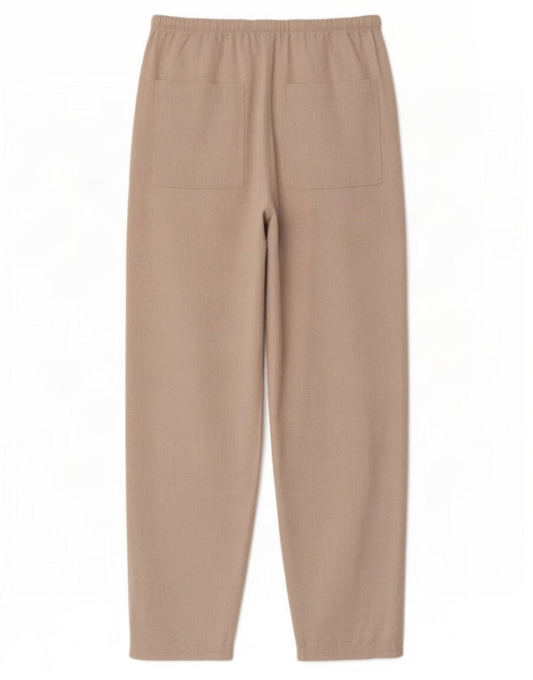 Marks & Spencer Højtaljede Chinobukser til kvinder UK 10 Small W27 L27 Beige
