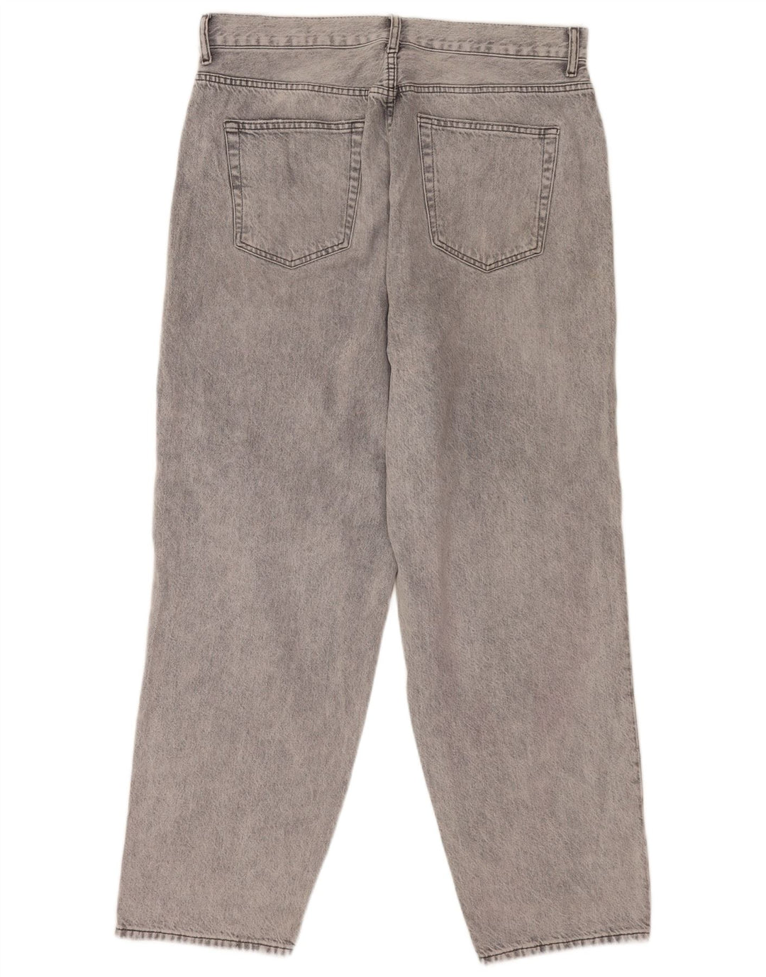 Zara Straight Jeans til mænd EU 44 Large W34 L30 Grå Bomuld