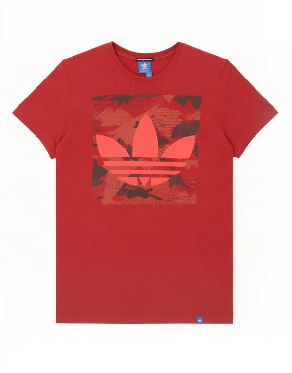 Adidas Grafisk T-Shirt Top XS Maroon til mænd