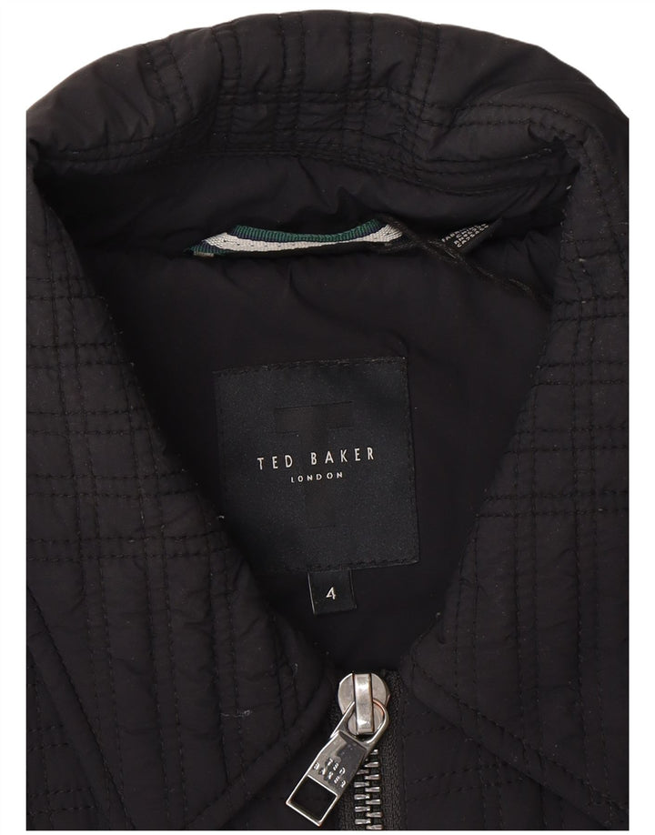 TED BAKER Mens Quilted Jacket Size 4 Large Navy Blue