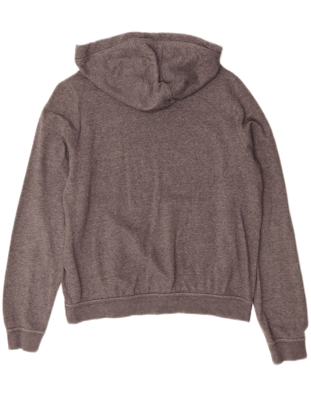 Nike Dame Oversized Hoodie Jumper UK 10 Small Grey Bomuld